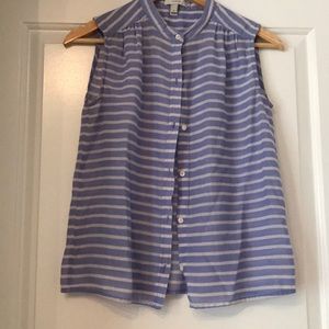 J. Crew sleeveless blouse